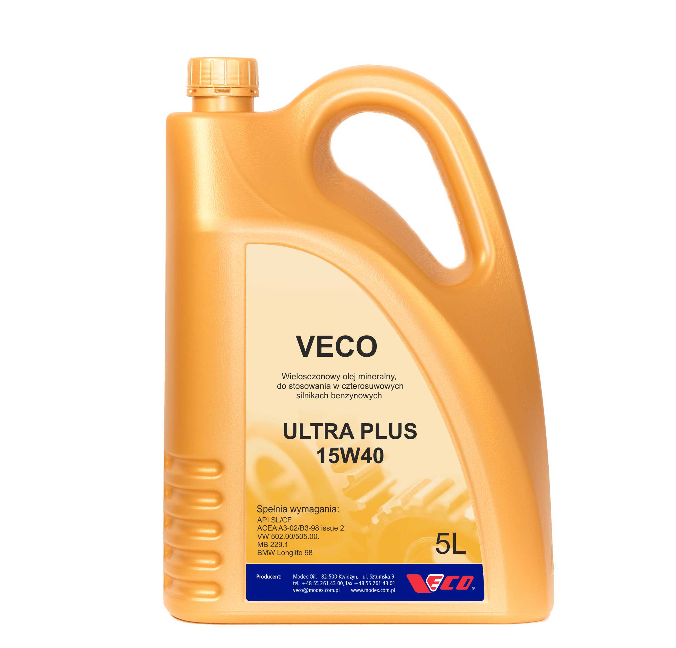 VECO ULTRA PLUS 15W40 opak. 5l class=