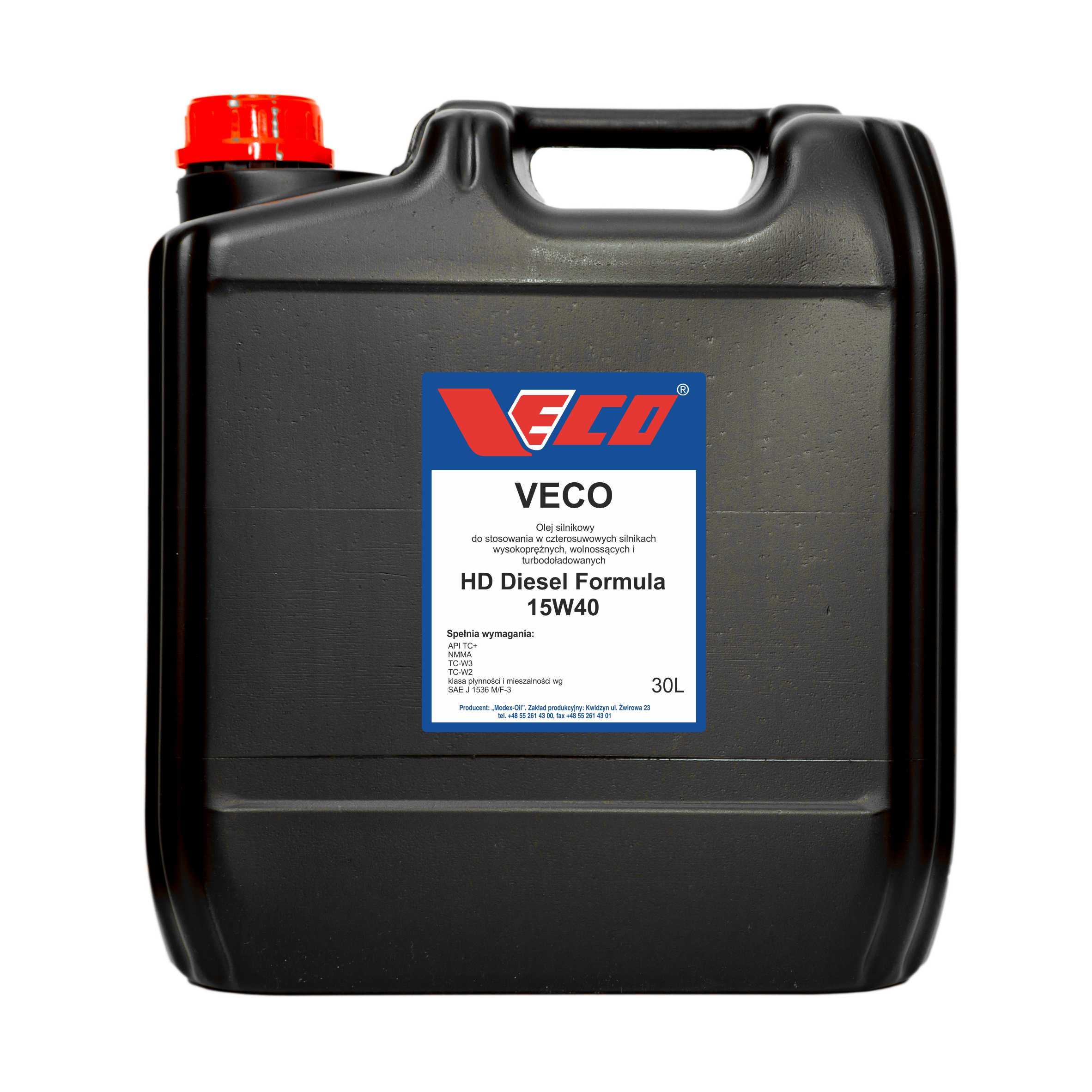 VECO HD Diesel Formula 15W40 opak 30L